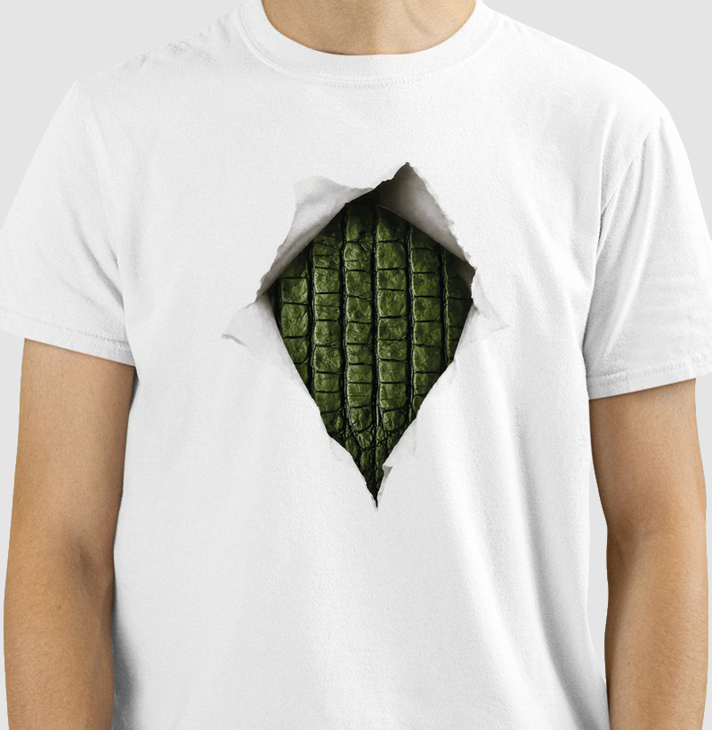 Especial Dia dos Pais - Camiseta Pele de Crocodilo