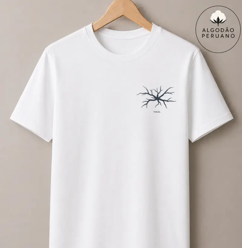 Camiseta Algodão Peruano Raíz do Ar - Coleção Elementos