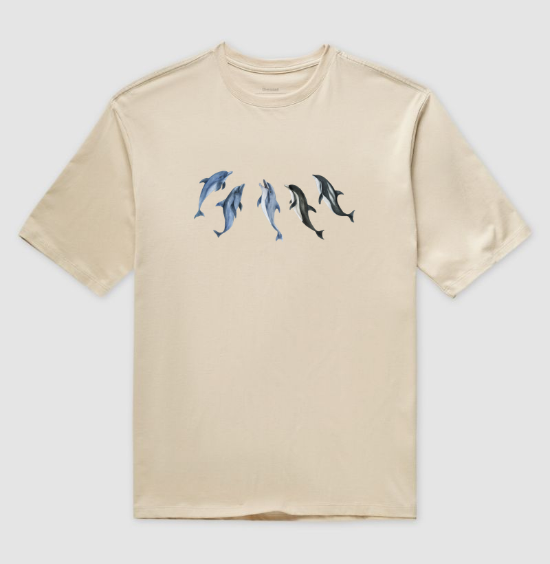 Golfinhos - Camiseta Oversized