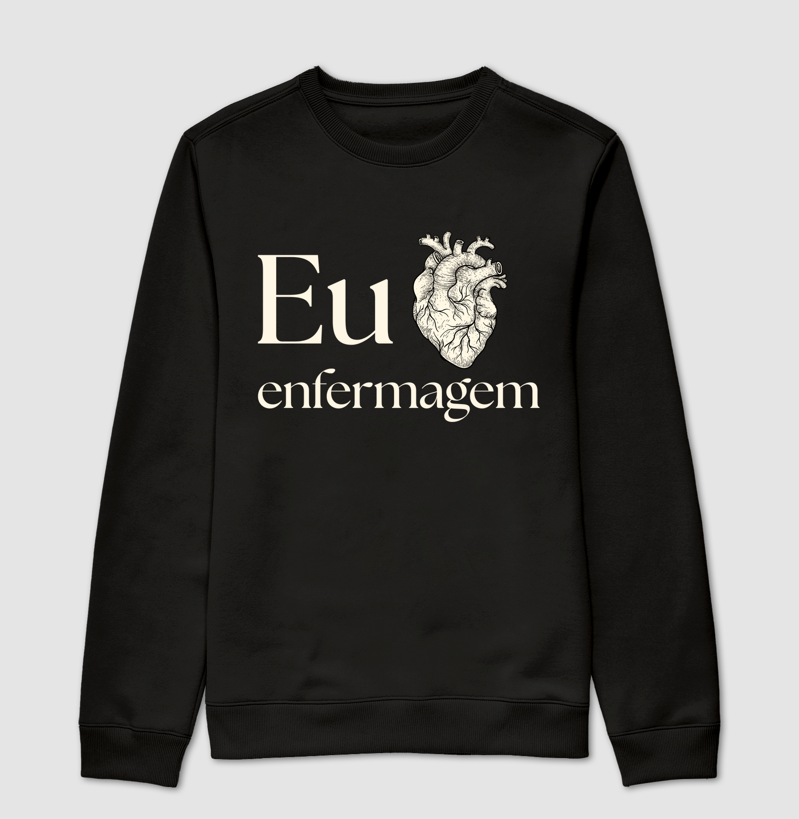 Estampa Eu ♥ Enfermagem