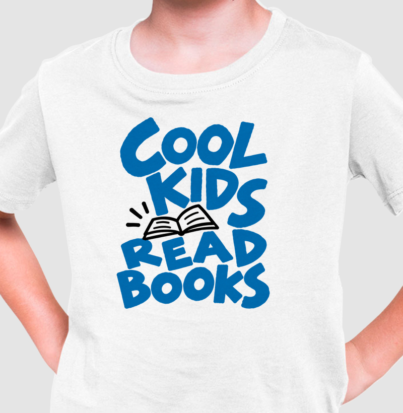 Cool kids read books - Camiseta Infantil