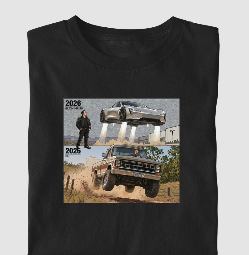 Elon Musk vs Eu - Camiseta
