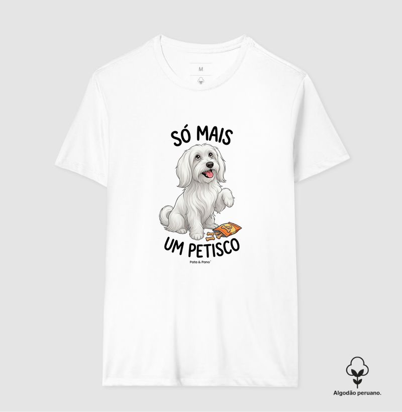CAMISETA ALGODÃO PERUANO MALTÊS PETISCO
