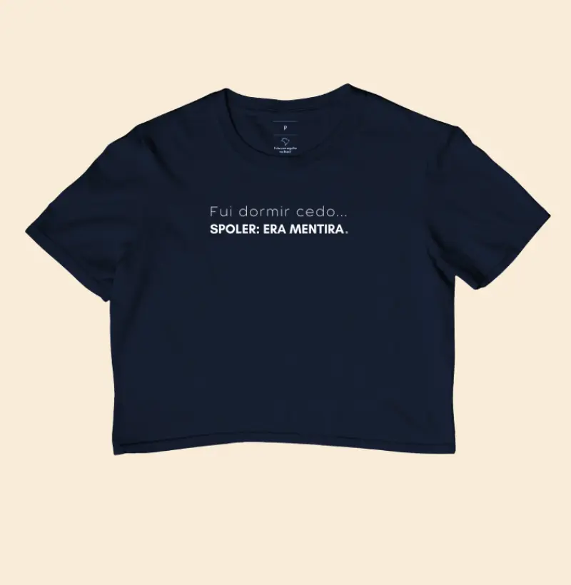 Cropped Fui dormir cedo spoiler era mentira  