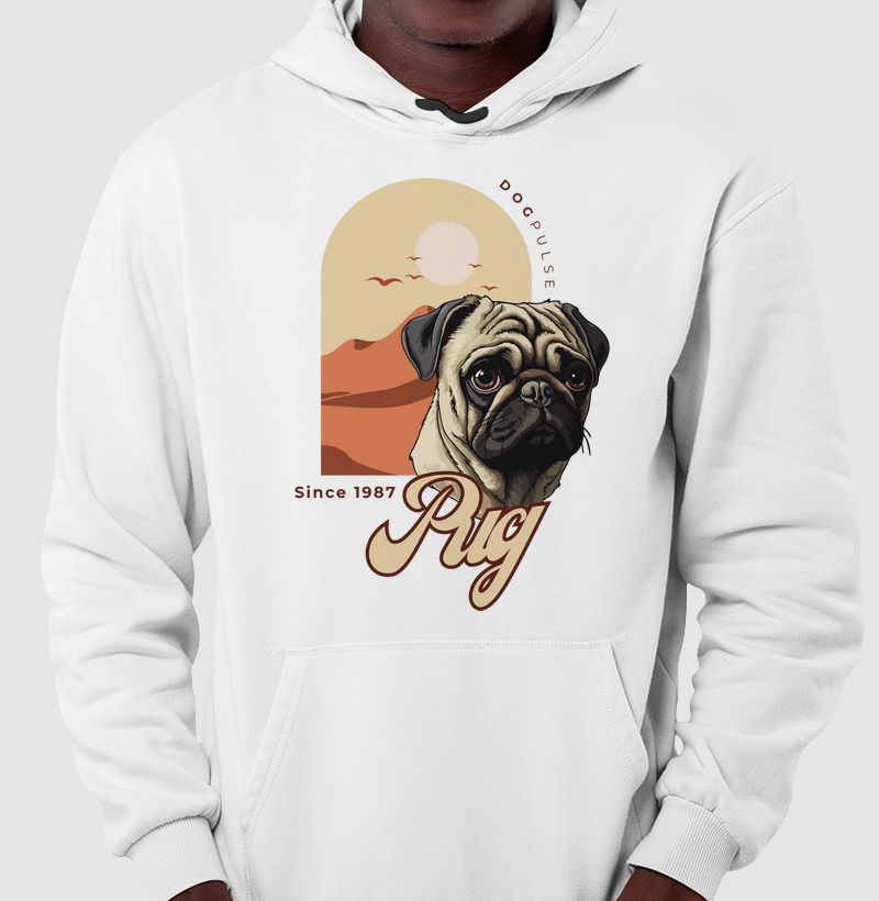 Moletom Pug Busto Dog Pulse
