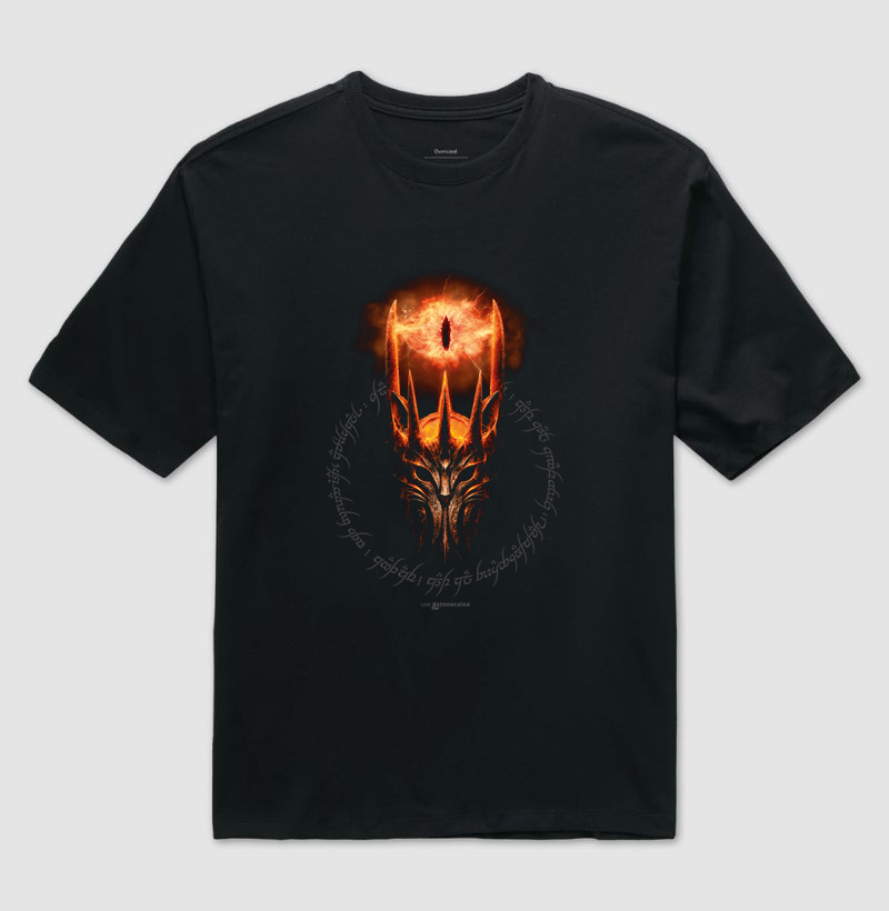 Olho em Chamas - Camiseta Oversized