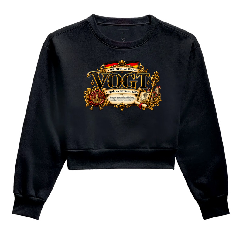 Vogt  - Cropped Moletom