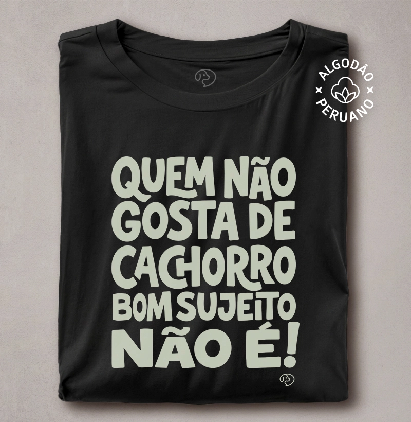 Quem não gosta de cachorro, bom sujeito não é 