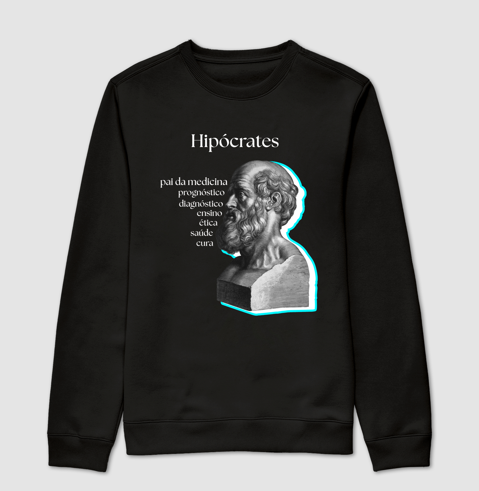 Estampa Hipócrates, Pai da Medicina