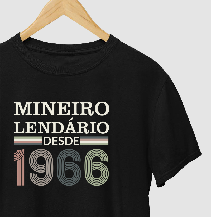 Camiseta Mineiro Lendário desde 1966 | Para personalizar 👉ANTES DA COMPRA👈 chame no WhatsApp