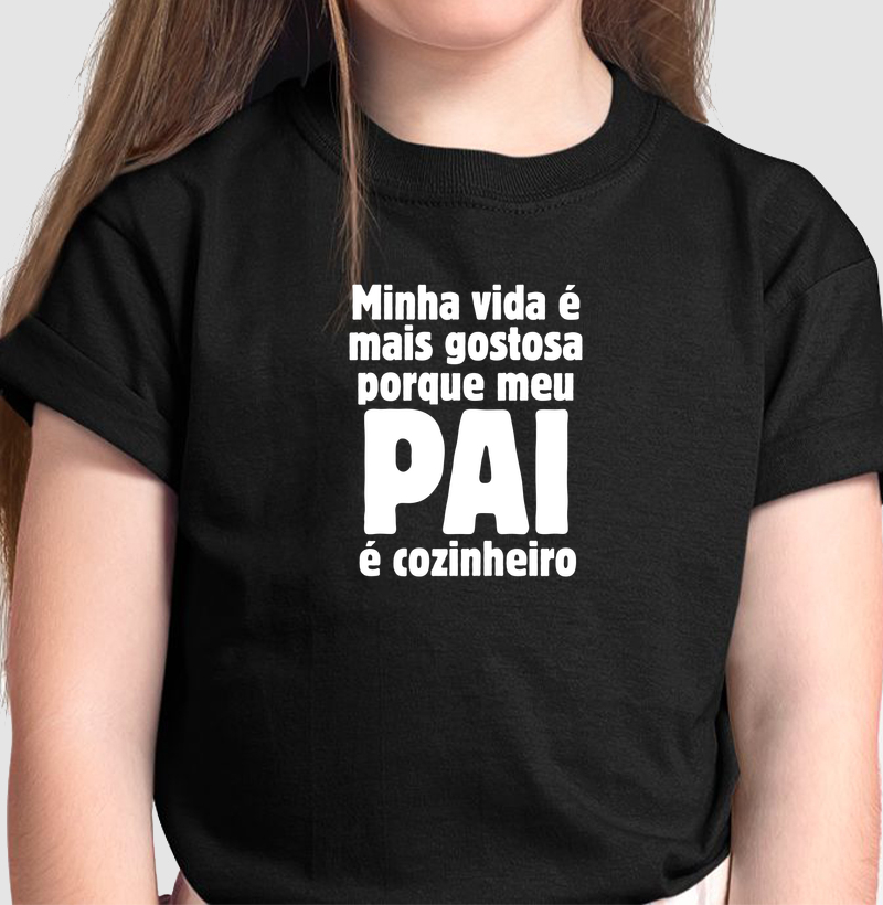 Camiseta Meu Pai é Cozinheiro