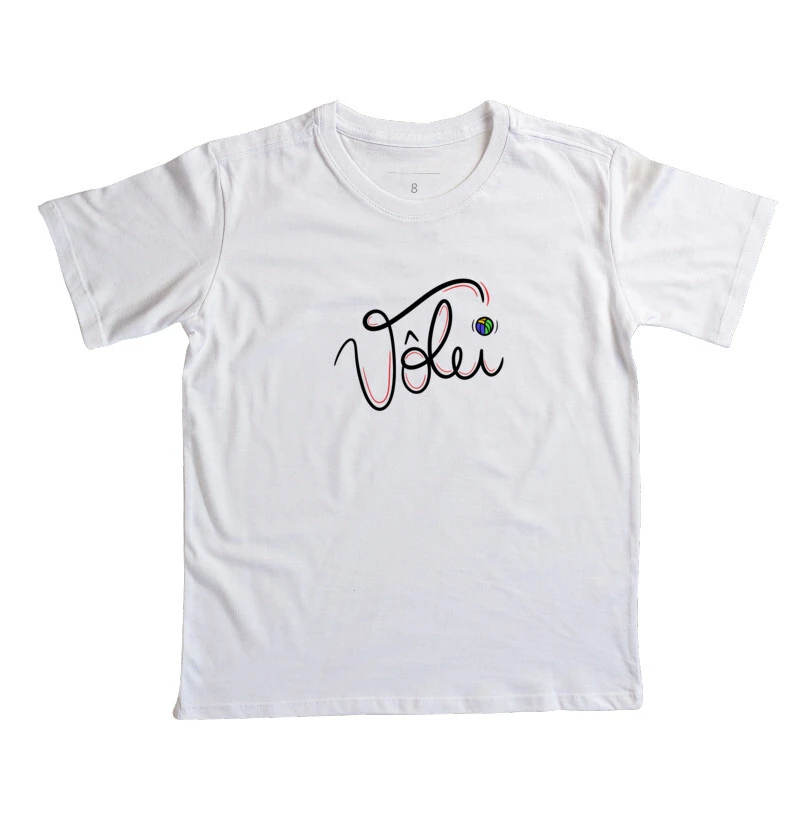 Camiseta Infantil Vôlei Tá Escrito