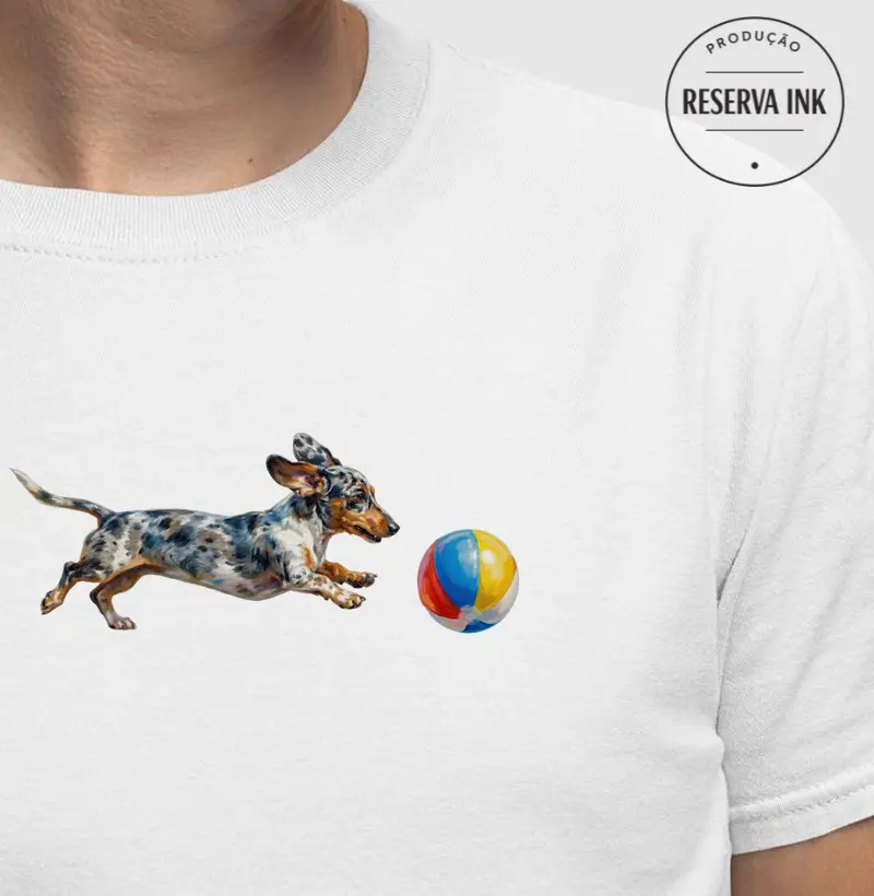 Dachshund Arlequim - Férias