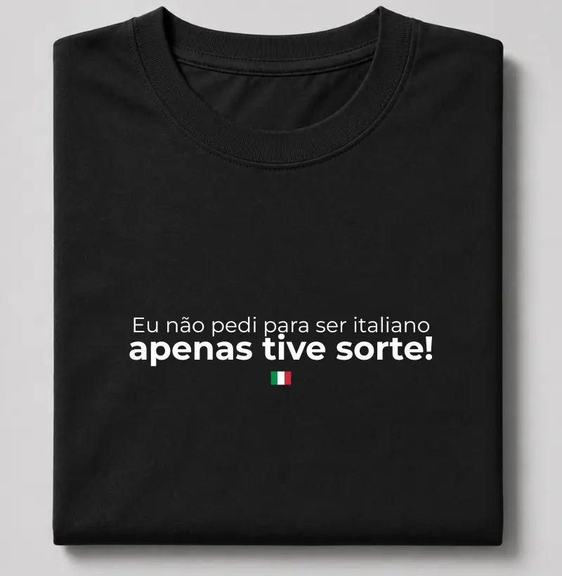 Apenas tive sorte! (Masculino)