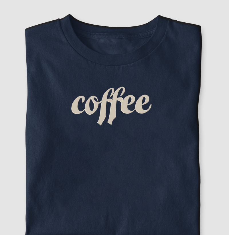 Camiseta Coffee Algodão Nacional