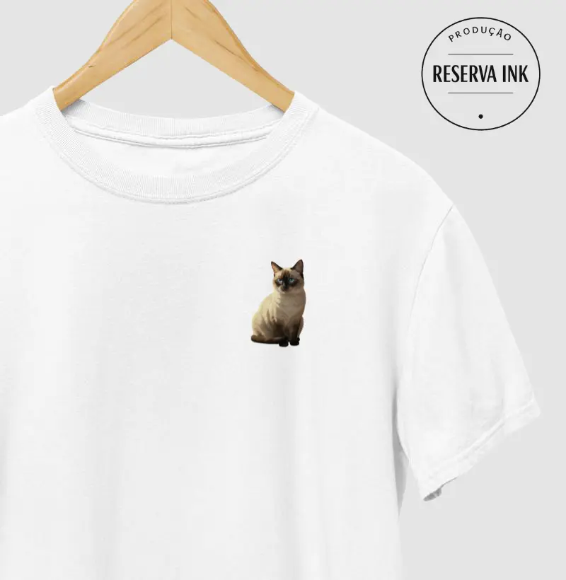 Gato Siamês Minimalista