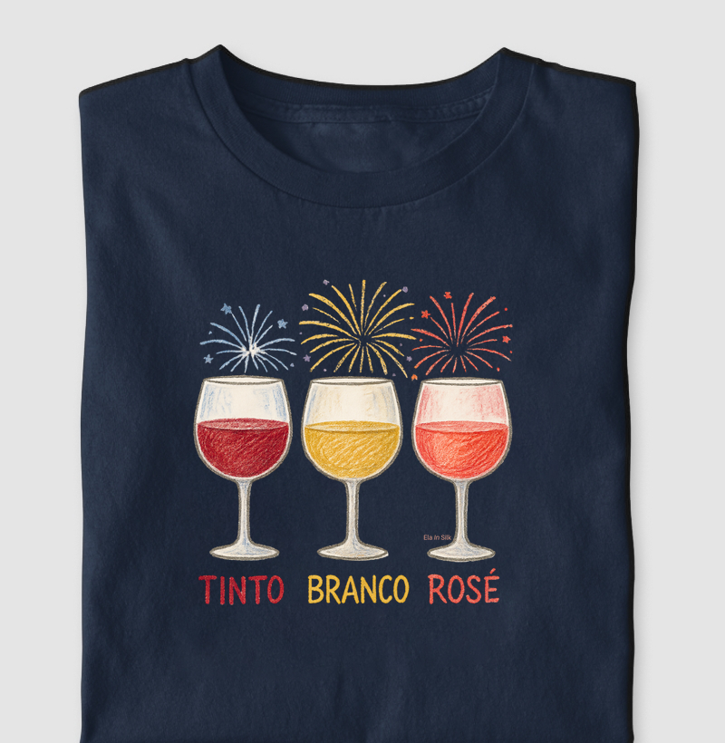 Tinto, branco, rosê