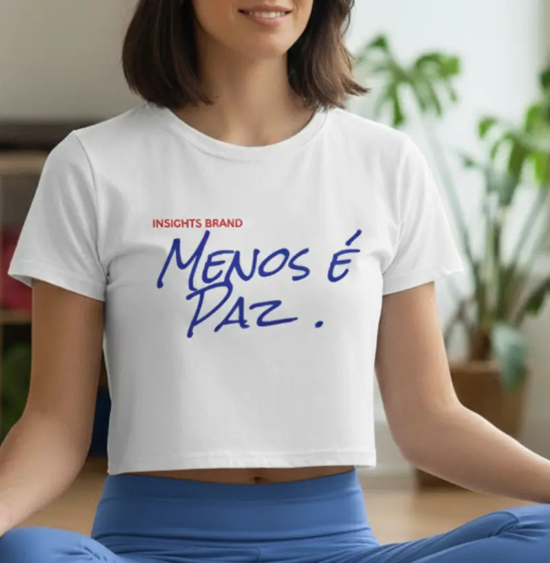 Menos é paz.