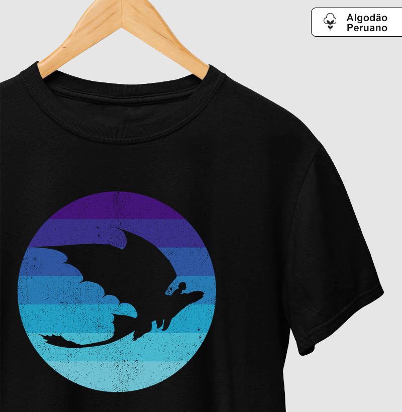 Camiseta Algodão Peruano Dragão Treinado - Camiseta Algodão Peruano