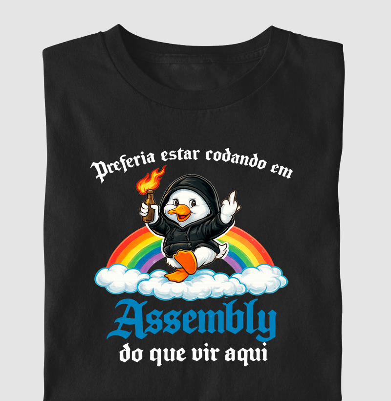 Preferia estar codando em Assembly do que vir aqui