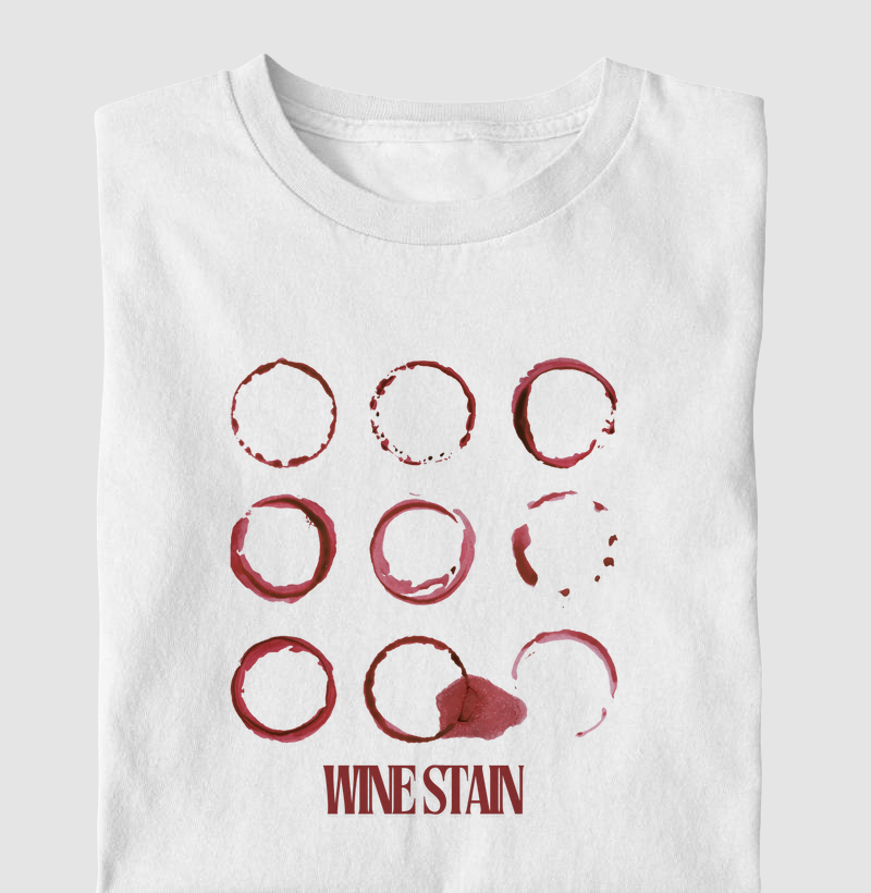 Camiseta Wine Stain