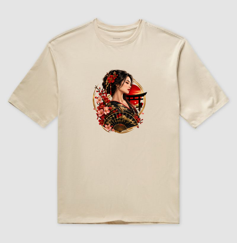 A Elegância da Alma Oriental - Camiseta Oversized