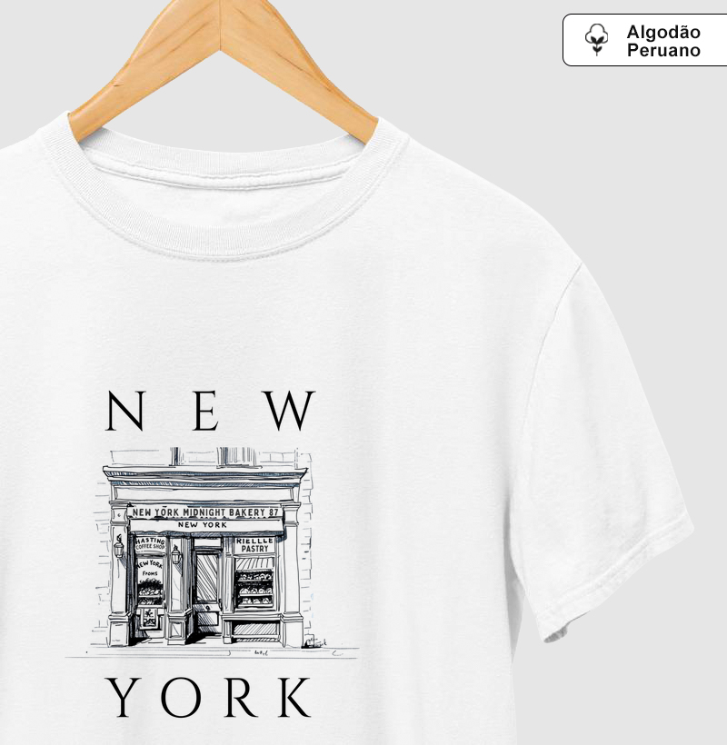 Camiseta Algodão Peruano New York 