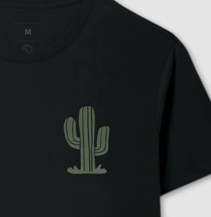 Camiseta Minimalista Cactus Owl Basic