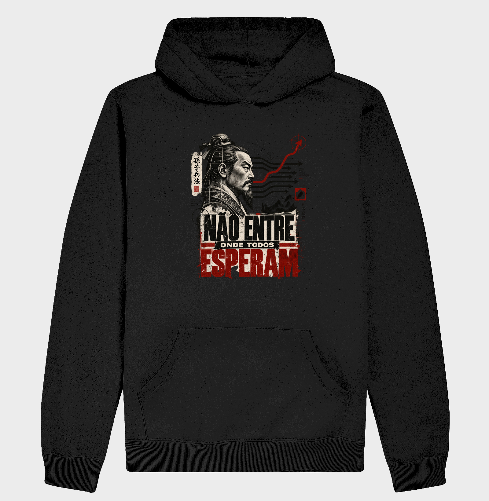 Sun Tzu - Não Entre Onde Todos Esperam - Hoodie Moletom
