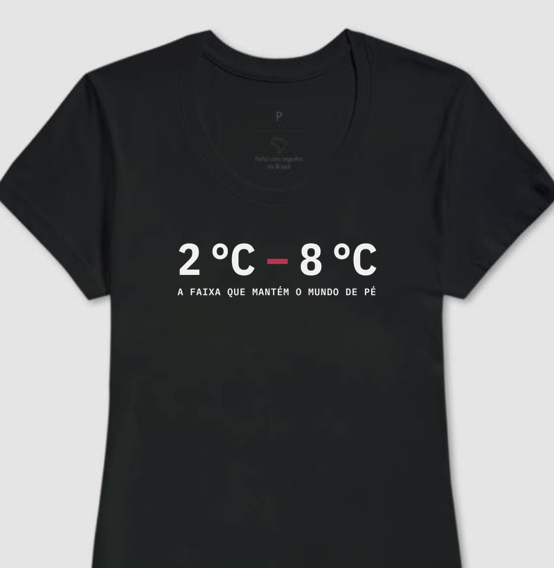 Camiseta Feminina 2ºC - 8ºC
