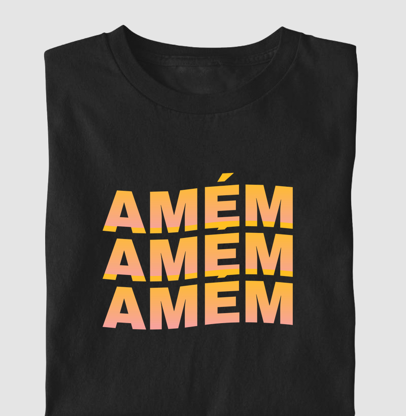 Camiseta Amém – Repetição de Fé