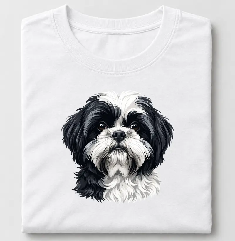Face Shih Tzu II - Camiseta