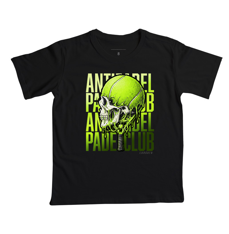Camiseta Anti-Padel Caveira Verde