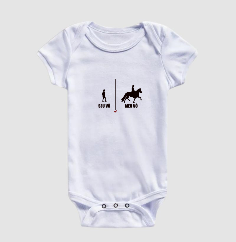 Seu vô meu vô - Body Infantil