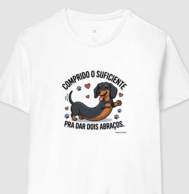 CAMISETA DACHSHUND ABRAÇOS