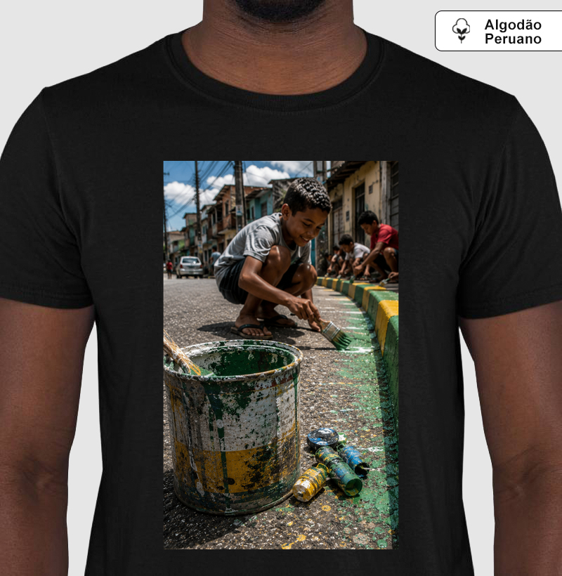 Algodão Peruano Meio-Fio