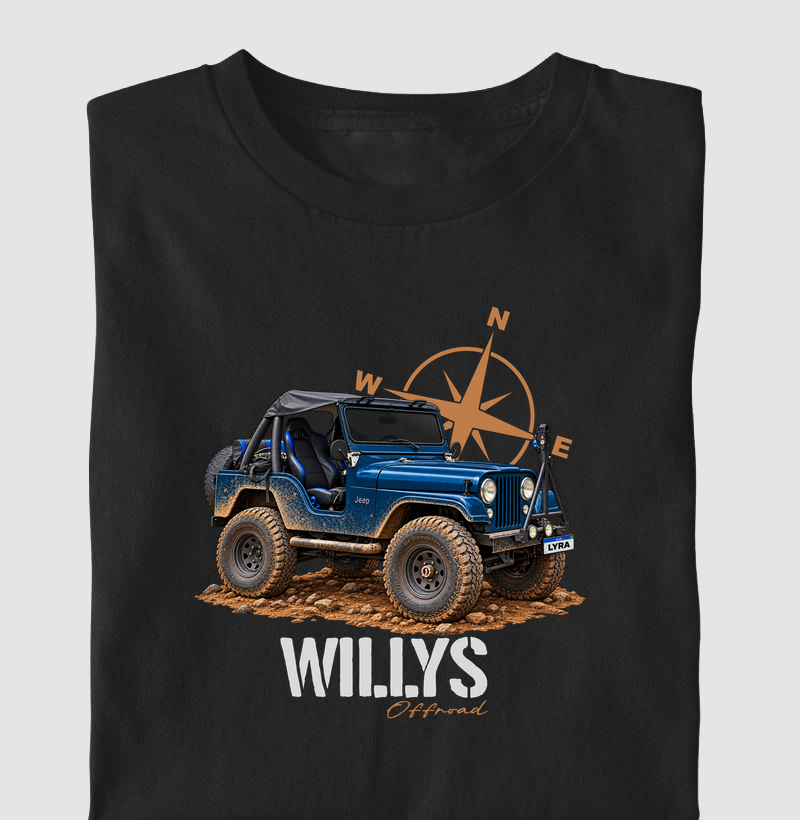 Jeep Willys - LYRA - Camiseta