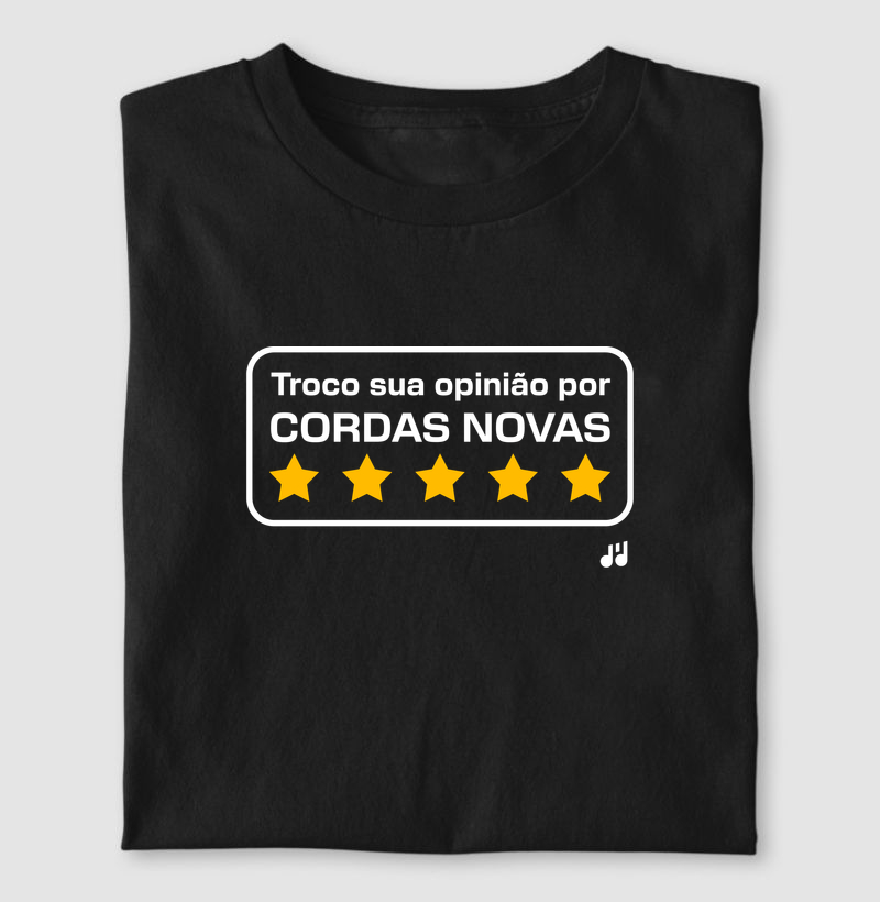 Troco sua opinião por cordas novas