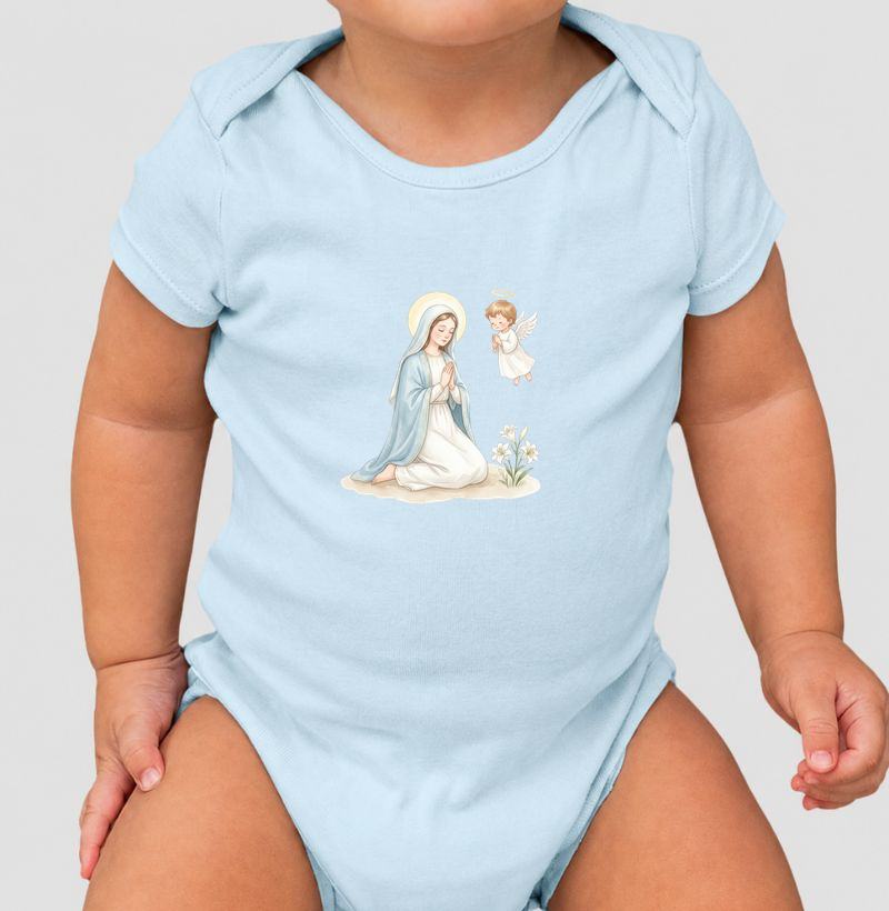 Body Infantil Maria e o anjo