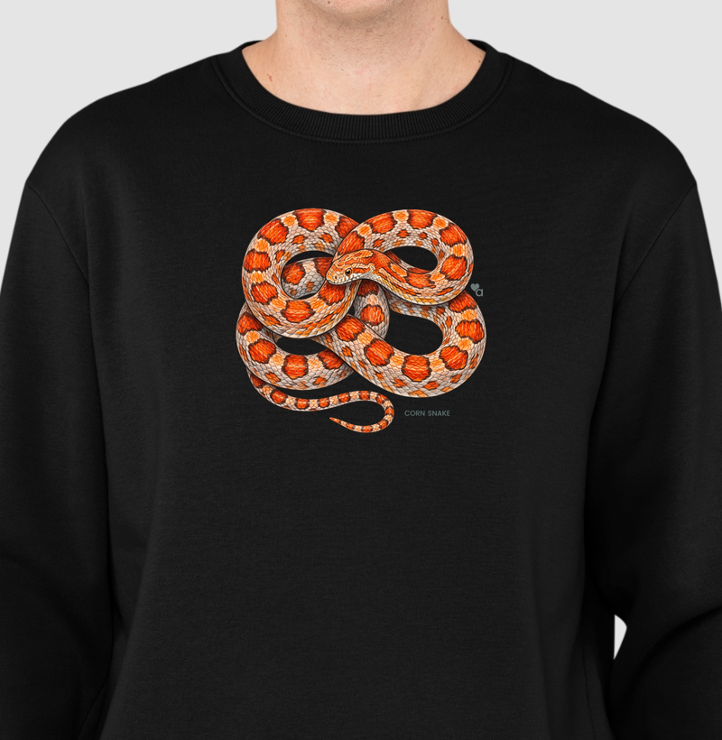 Répteis - Corn Snake - Moletom Suéter