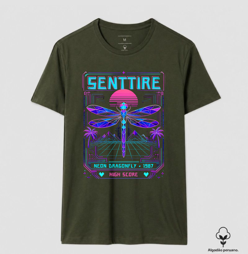 Camiseta Algodão Peruano Arcarde