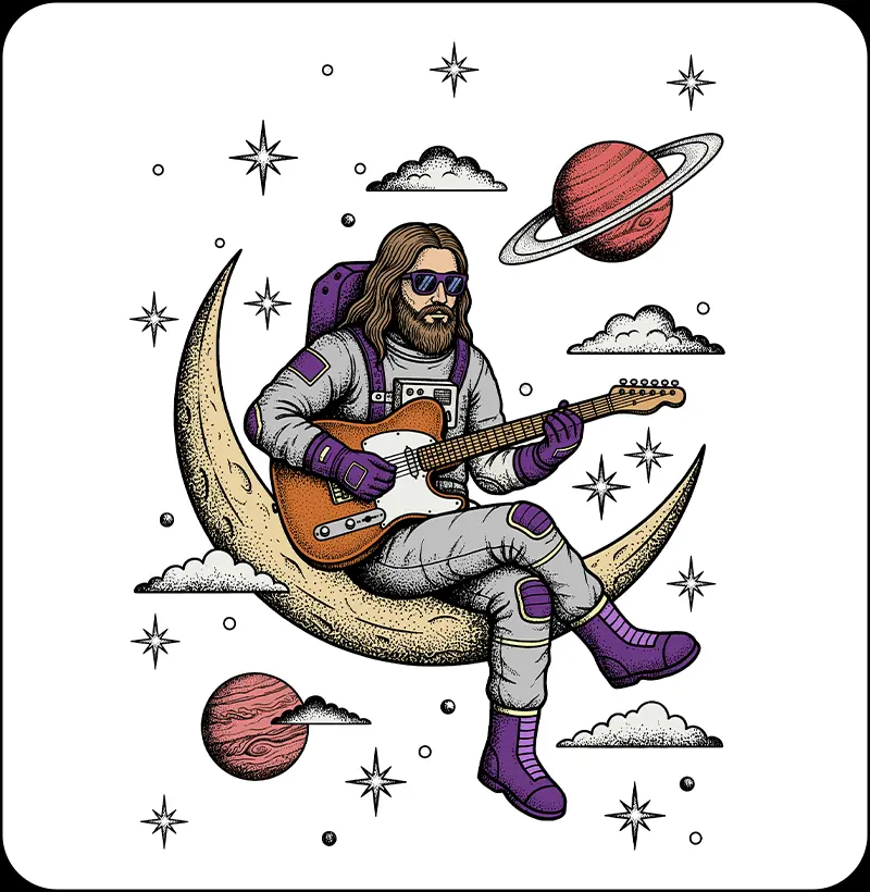 O astronauta e a guitarra #1