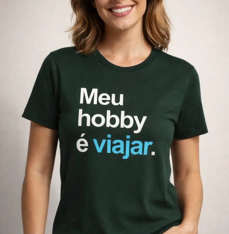 Meu hobby é viajar