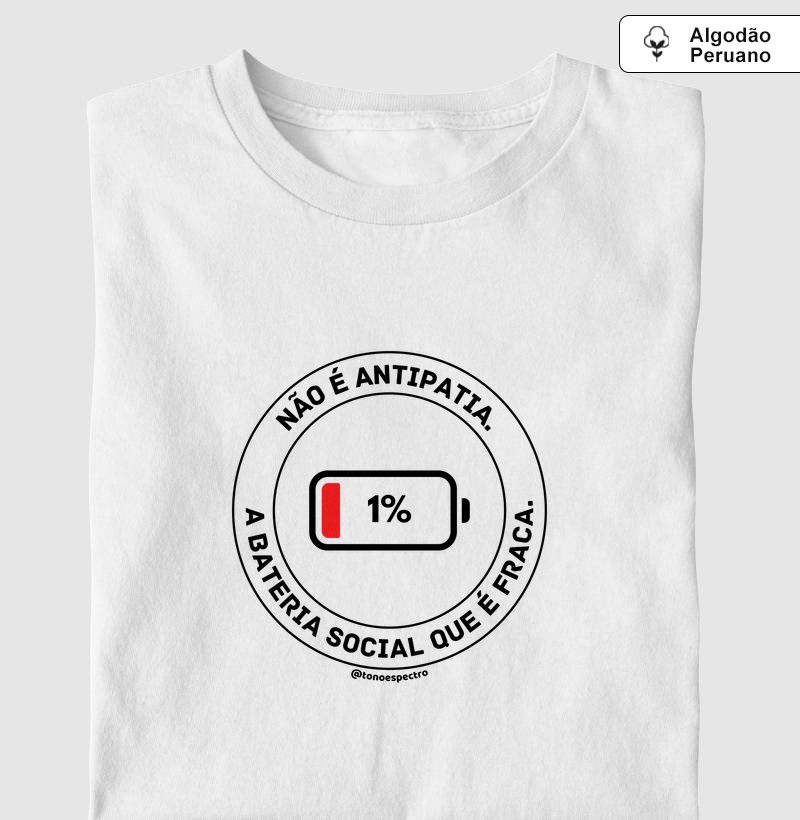 Não é antipatia. A bateria social que é fraca.