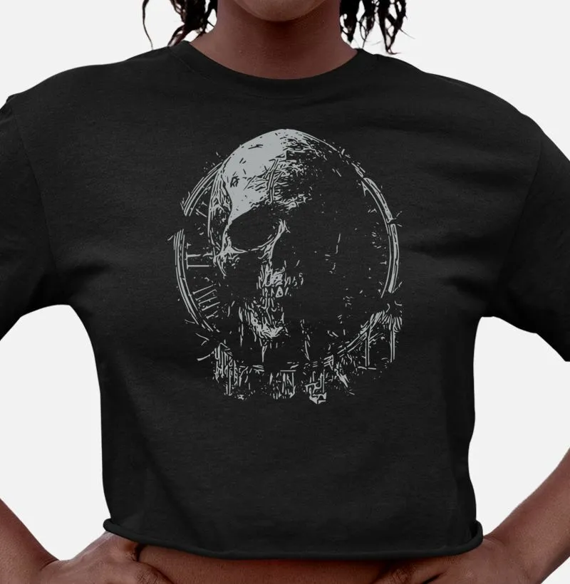 Cropped Feminino Caveira Pirata