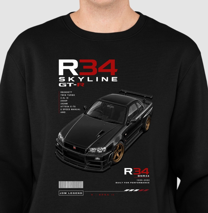 Suéter moletom Skyline