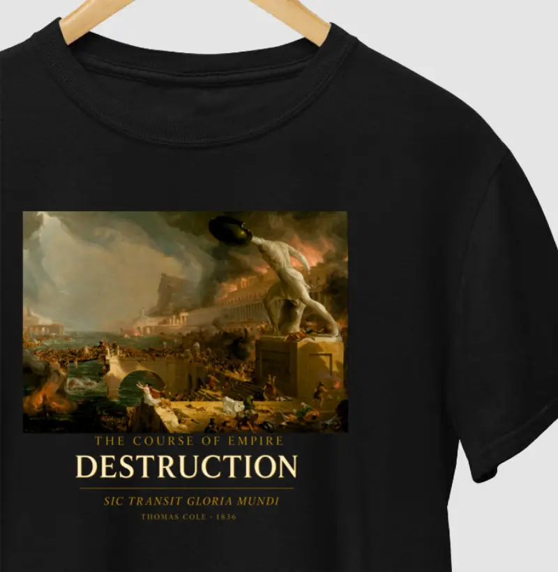 Destruction — The Course of Empire