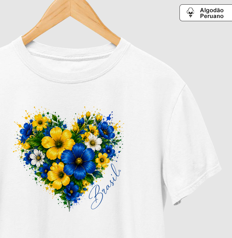 Camiseta Coração Vibrante