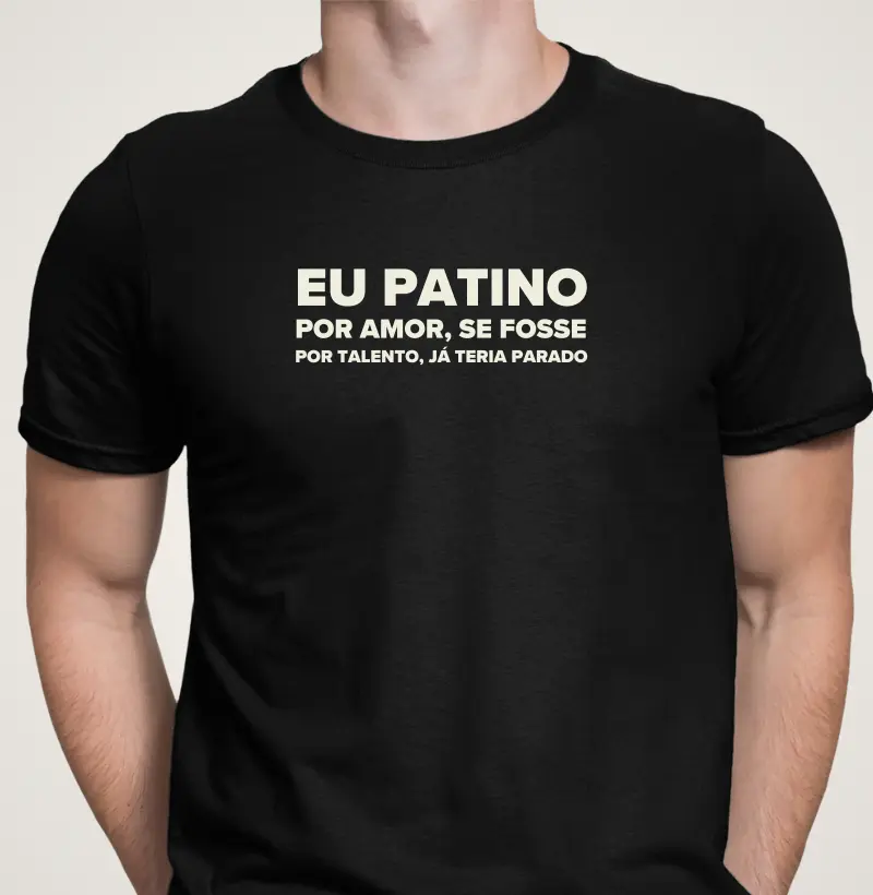 Não patino por talento