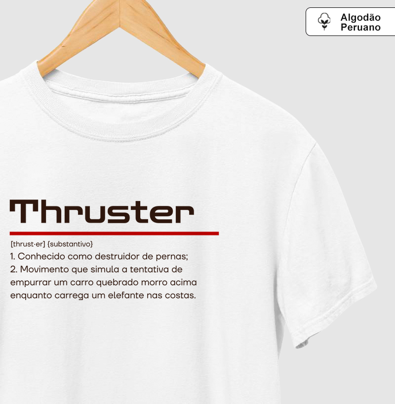 Thruster no dicionário (Masc. e Fem.)